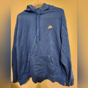 Mens Nike blue hoodie